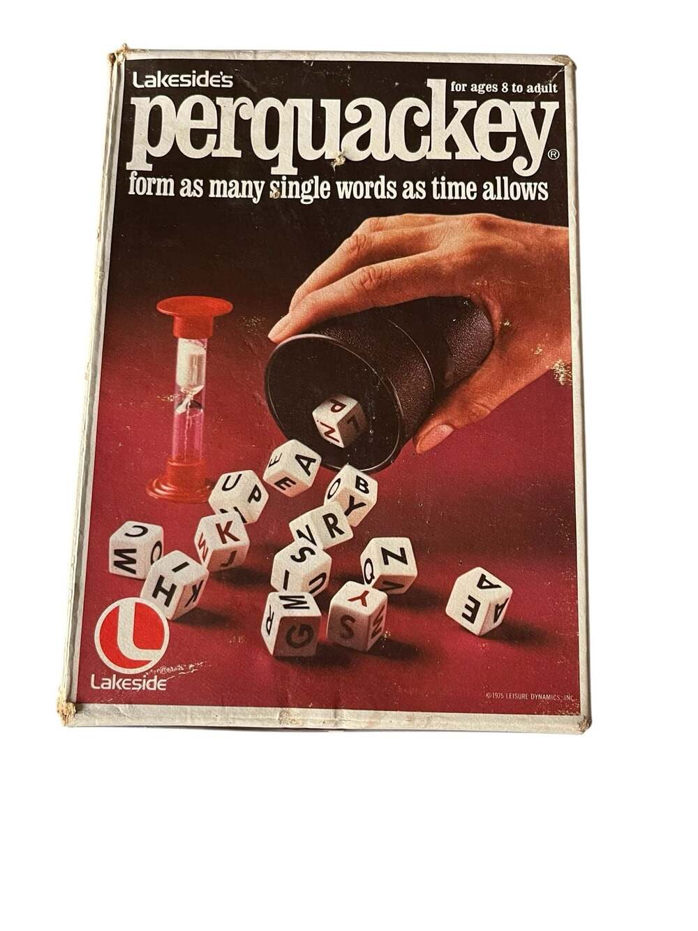 Vintage 1975 Lakeside Perquackey Word Game No. 8313